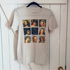 Biltmore Italian Renaissance Paintings T-Shirt Short Sleeve Art Hipster Baby Tee
